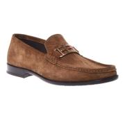 Loafers in suede Baldinini , Brown , Heren