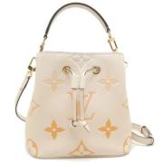 Pre-owned Leather louis-vuitton-bags Louis Vuitton Vintage , Beige , D...