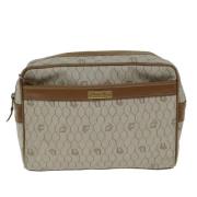 Pre-owned Canvas clutches Dior Vintage , Beige , Dames