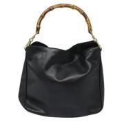 Pre-owned Leather gucci-bags Gucci Vintage , Black , Dames