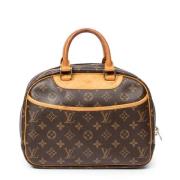 Pre-owned Canvas handbags Louis Vuitton Vintage , Brown , Dames