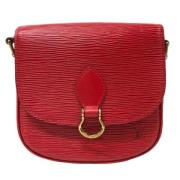 Pre-owned Leather louis-vuitton-bags Louis Vuitton Vintage , Red , Dam...