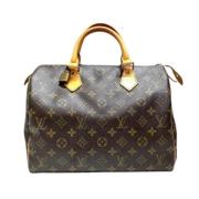 Pre-owned Fabric louis-vuitton-bags Louis Vuitton Vintage , Brown , Da...