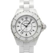 Pre-owned Stainless Steel watches Chanel Vintage , White , Dames