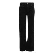 Zwarte Velvet Flare Jeans 7 For All Mankind , Black , Dames