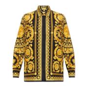 Zijden overhemd Versace , Yellow , Dames