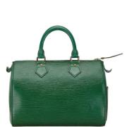 Pre-owned Leather louis-vuitton-bags Louis Vuitton Vintage , Green , D...