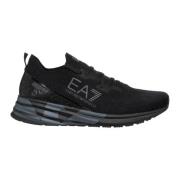 Eenvoudige Vetersluiting Crusher Sneakers Emporio Armani EA7 , Black ,...