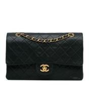 Pre-owned Leather chanel-bags Chanel Vintage , Black , Dames