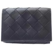 Pre-owned Leather wallets Bottega Veneta Vintage , Black , Dames