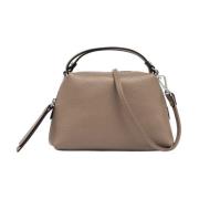 Dove Grey Mini Schoudertas Gianni Chiarini , Gray , Dames