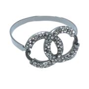 Pre-owned Fabric chanel-jewelry Chanel Vintage , Gray , Dames