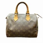 Pre-owned Canvas handbags Louis Vuitton Vintage , Brown , Dames