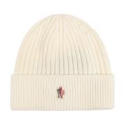 Wollen muts met logo Moncler , Beige , Heren