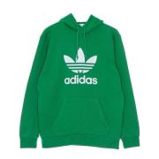 Groen/Wit Trefoil Lichtgewicht Hoodie Adidas , Green , Heren