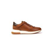 Leren Sneakers met Veters voor Mannen La Martina , Brown , Heren