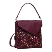 Blackwell Jersey Tas Herfst/Winter Collectie Desigual , Red , Dames