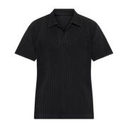 Geplooide polo Issey Miyake , Black , Heren