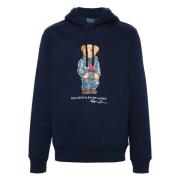 Geborduurde 'Polo Bear' hoodie Ralph Lauren , Blue , Heren