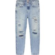 Blauwe Distressed Relaxed Fit Jeans Tommy Jeans , Blue , Heren