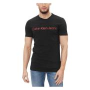 Heren T-shirt Polo Herfst/Winter Collectie Calvin Klein Jeans , Black ...