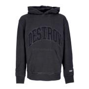 Gun Metal Destroy Rebuild Hoodie HUF , Black , Heren