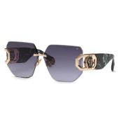 Rose Gold Black Marble Zonnebril Philipp Plein , Pink , Dames