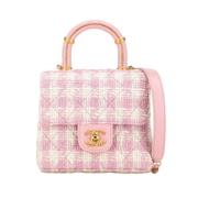 Pre-owned Fabric chanel-bags Chanel Vintage , Pink , Dames