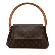 Pre-owned Canvas handbags Louis Vuitton Vintage , Brown , Dames