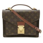 Pre-owned Fabric louis-vuitton-bags Louis Vuitton Vintage , Brown , Da...