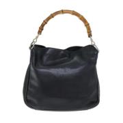 Pre-owned Leather gucci-bags Gucci Vintage , Black , Dames