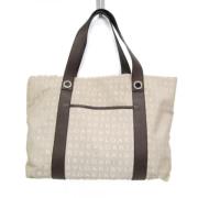 Pre-owned Canvas totes Bvlgari Vintage , Beige , Dames