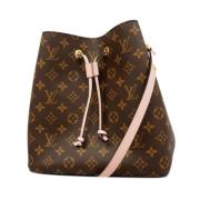 Pre-owned Canvas louis-vuitton-bags Louis Vuitton Vintage , Brown , Da...