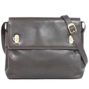 Pre-owned Leather crossbody-bags Salvatore Ferragamo Pre-owned , Brown...