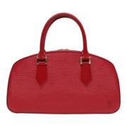 Pre-owned Leather handbags Louis Vuitton Vintage , Red , Dames