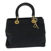 Pre-owned Nylon handbags Dior Vintage , Black , Dames