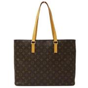 Pre-owned Canvas louis-vuitton-bags Louis Vuitton Vintage , Brown , Da...