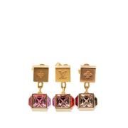 Pre-owned Metal earrings Louis Vuitton Vintage , Multicolor , Dames