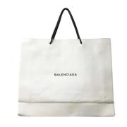 Pre-owned Leather balenciaga-bags Balenciaga Vintage , White , Dames