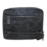 Pre-owned Canvas clutches Valentino Vintage , Black , Dames