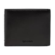 Essentiële Bifold Portemonnee met Muntvak Calvin Klein , Black , Heren