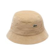 Ribfluwelen Bob Hoed Lacoste , Beige , Heren