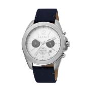 Zilveren Herenhorloge Sport Stijl Esprit , Gray , Heren