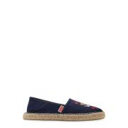 Blauwe Espadrilles met Tijgerborduursel Kenzo , Blue , Heren