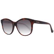 Bruine Dames Zonnebril Vlinder Stijl Max Mara , Brown , Unisex