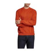 Oranje Crew Neck Sweater Armani Exchange , Orange , Heren