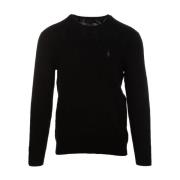 Kabeltrui Pullover Ralph Lauren , Black , Heren