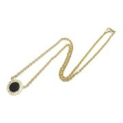 Pre-owned Yellow Gold necklaces Bvlgari Vintage , Black , Dames