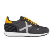 Sportieve Grijze Textiel Sneakers Munich , Gray , Heren