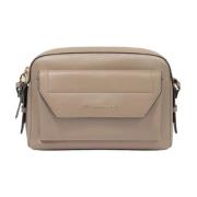 Leren Camera Schoudertas Beige Piquadro , Beige , Dames